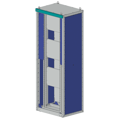 Empty control cabinet enclosure, earthquake-prepared, IP40, H: 2200 mm, W: 600 mm, .... 8MF12663ES5