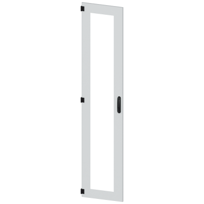 Door, left, inspection window, IP55, H: 2200 mm, W: 450 mm, RAL 7035, safety class 1. 8MF12702UT150BE2