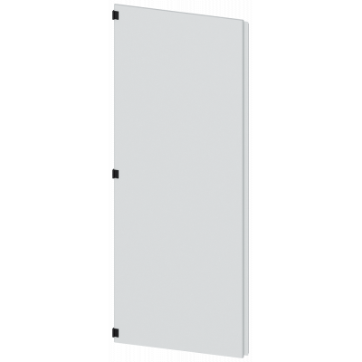Door half, left, IP55, H: 2200 mm, W: 800 mm, RAL 7035, safety class 1. 8MF12802UT250BA2