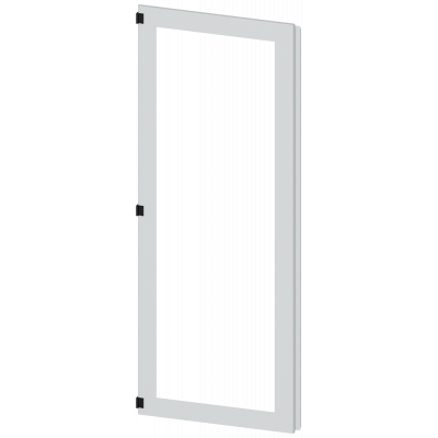 Door half, left, inspection window, IP55, H: 2200 mm, W: 800 mm, RAL 7035, .... 8MF12802UT250BE2