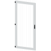 Door, left, inspection window, IP55, H: 2200 mm, W: 900 mm, RAL 7035, safety class 1. 8MF12902UT150BE2