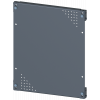 Mounting plate, mounting with bracket, perforated, H: 400 mm, W: 400 mm, zinc-plated. 8MF14402AM120