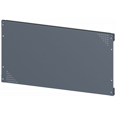 Mounting plate, mounting with bracket, perforated, H: 400 mm, W: 800 mm, zinc-plated. 8MF14802AM120