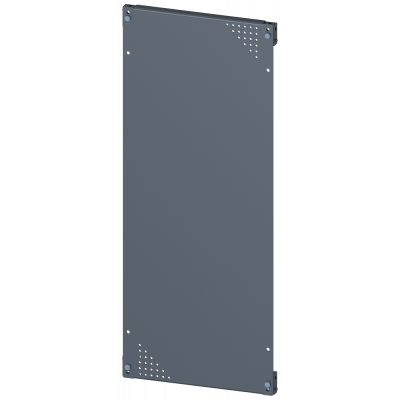 Mounting plate, mounting with bracket, perforated, H: 800 mm, W: 400 mm, zinc-plated. 8MF18402AM120