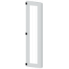 Door half, left, inspection window, IP55, H: 1800 mm, W: 400 mm, RAL 7035, .... 8MF18402UT250BE2