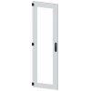 Door, left, inspection window, IP55, H: 1800 mm, W: 500 mm, RAL 7035, safety class 1. 8MF18502UT150BE2