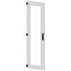 Door, left, inspection window, IP55, H: 1800 mm, W: 450 mm, RAL 7035, safety class 1. 8MF18702UT150BE2