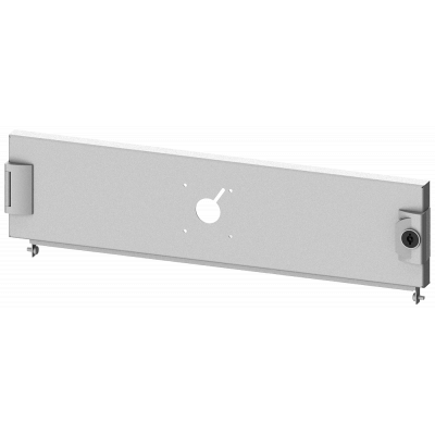 SIVACON S4, compartment door, double-bit, 3VA12 (250 A), IP40, H: 150 mm, W: 600 mm. 8PQ20156BA34