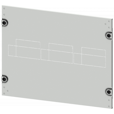 SIVACON S4 Masking frame SENTRON 3VA 3VA12 (up to 250 A) 3-pole, 4-pole Upright mounting position Fixed mounting, connection system 8US setup Number o. 8PQ20406BA26