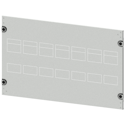 SIVACON S4 Masking frame SENTRON 3VA 3VA11 (up to 160 A) 3-pole Upright mounting position Fixed mounting Number of switches 7 Height 450 mm Width 800. 8PQ20458BA08