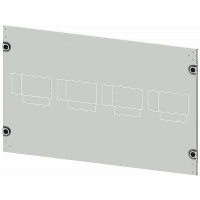 SIVACON S4 Masking frame SENTRON 3VA 3VA20 (up to 100 A) 3VA21 (up to 160 A) 3VA22 (up to 250 A) 4-pole Upright mounting position Fixed mounting, Plug. 8PQ20458BA12