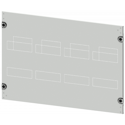 SIVACON S4 Masking frame SENTRON 3VA 3VA12 (up to 250 A) 3-pole, 4-pole Upright mounting position Fixed mounting Number of switches 3 Height 500 mm Wi. 8PQ20506BA10