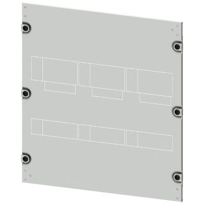 SIVACON S4 Masking frame SENTRON 3VA 3VA20 (up to 100 A) 3VA21 (up to 160 A) 3VA22 (up to 250 A) 3-pole, 4-pole Upright mounting position Fixed mounti. 8PQ20556BA20