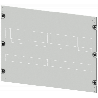 SIVACON S4 Masking frame SENTRON 3VA 3VA20 (up to 100 A) 3VA21 (up to 160 A) 3VA22 (up to 250 A) 4-pole Upright mounting position Fixed mounting Numbe. 8PQ20558BA12