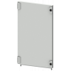 SIVACON S4, compartment door, double-bit, for base compartment, IP40, H: 700 mm, W: 400 mm, .... 8PQ20704BA01