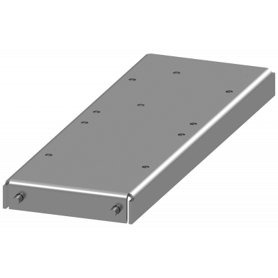 Bottom plate partition crossbar, D: 400 mm, zinc-plated. 8PQ30001BA38