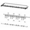 SIVACON S4 EBS holder and drawings for switch connection to cable SENTRON 3WL1350 Fixed-mounted and withdrawable version Width 1000 mm for modular doo. 8PQ60005BA85