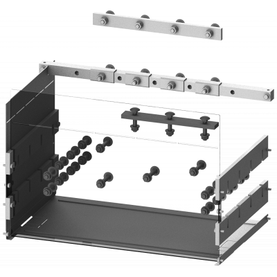 SIVACON S4 3WL connection FSS SENTRON 3WL, Size 1, 2000 A fixed 3/4-pole Width 600 mm Compartment door. 8PQ60007BA07