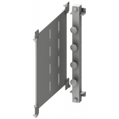 SIVACON S4 Cable connection form 3 VL800, 4-pole Height 400 mm fixed/rotating, motorized operating mechanism, 8UC. 8PQ60007BA31