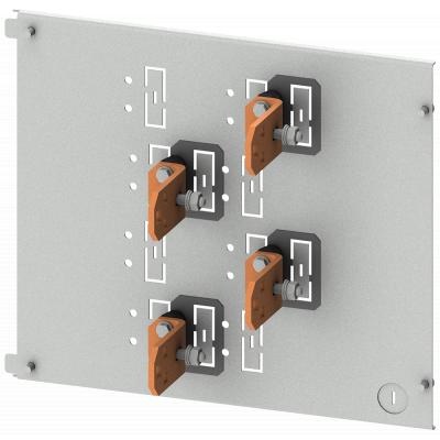 SIVACON S4 Cable connection form 3 VL630, 4-pole Height 350 mm fixed/rotating, motorized operating mechanism, 8UC. 8PQ60007BA38