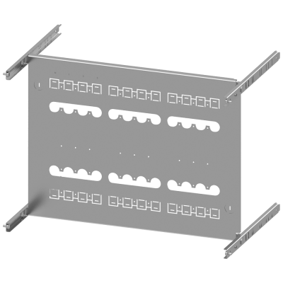 SIVACON S4 EBS SENTRON 3VA 3VA20 (100 A) 3-pole Upright mounting position Fixed mounting Number of switches 3 Height 400 mm Width 600 mm Branch height. 8PQ60008BA37