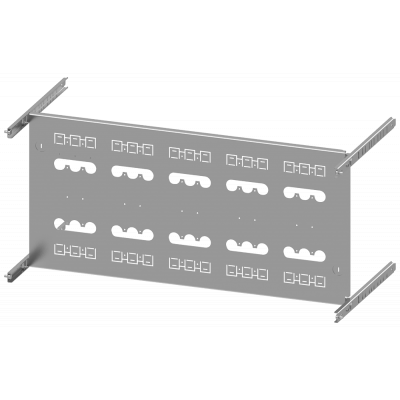 SIVACON S4 EBS SENTRON 3VA 3VA12 (250 A) 3-pole Upright mounting position Fixed mounting Number of switches 5 Height 350 mm Width 800 mm Branch height. 8PQ60008BA43