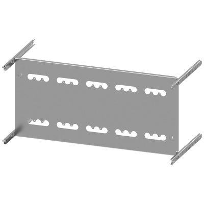 SIVACON S4 EBS SENTRON 3VA 3VA12 (250 A) 3-pole Upright mounting position Plug-in socket Number of switches 5 Height 350 mm Width 800 mm Branch height. 8PQ60008BA44