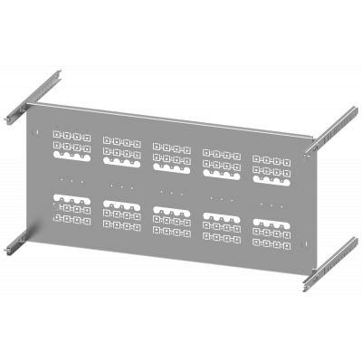 SIVACON S4 EBS SENTRON 3VA 3VA10 (100 A) 4-pole Upright mounting position Fixed mounting, Plug-in socket Number of switches 5 Height 350 mm Width 800. 8PQ60008BA48