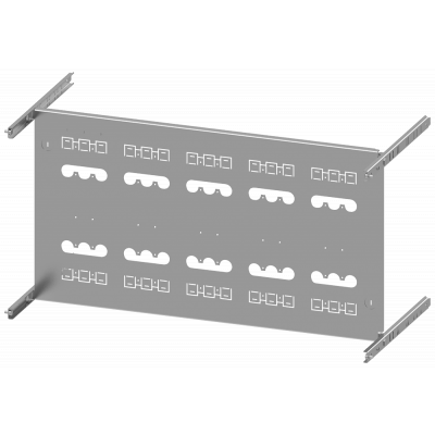 SIVACON S4 EBS SENTRON 3VA 3VA20 (100 A) 3-pole Upright mounting position Fixed mounting Number of switches 5 Height 400 mm Width 800 mm Branch height. 8PQ60008BA50