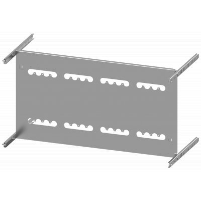 SIVACON S4 EBS SENTRON 3VA 3VA20 (100 A) 4-pole Upright mounting position Plug-in socket Number of switches 4 Height 400 mm Width 800 mm Branch height. 8PQ60008BA53