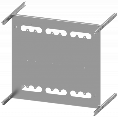 SIVACON S4 EBS SENTRON 3VA 3VA23 (400 A) 3-pole Upright mounting position Fixed mounting Number of switches 3 Height 500 mm Width 600 mm Branch height. 8PQ60008BA55