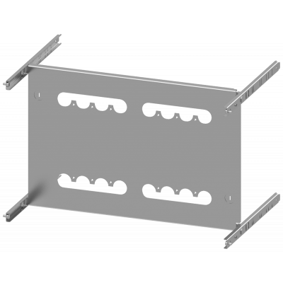 SIVACON S4 EBS SENTRON 3VA 3VA23 (400 A) 4-pole Upright mounting position Fixed mounting Number of switches 2 Height 350 mm Width 600 mm Branch height. 8PQ60008BA64