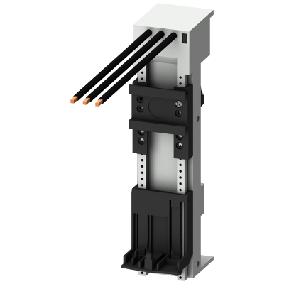 Device Adapter S0, 32A for 60mm Busbar system 45x200mm long special cables welded on AWG 10, 167 mm long with positioner. 8US12515NS11