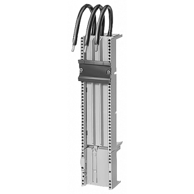 ШИННЫЙ АДАПТЕР-ДЕРЖАТЕЛЬ, 60MM SYSTEM, WITH 1 MOUNTING RAIL 35MM, UP TO 56A FOR 1 CONTACTOR WITH OVERLOAD RELAY 3R SIZE S2, LENGTH 182MM. 8US12615FM08