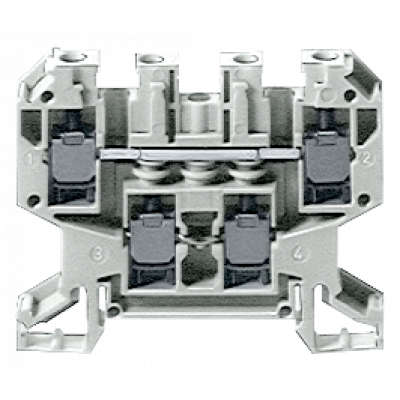 Two-tier terminal thermoplastic connection on both sides 1-pole, blue, 6.5 mm, size .. 8WA10116BG11