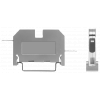 Through-type terminal thermoplastic solder terminal two-sided 5.5 mm, size 1.5. 8WA1221