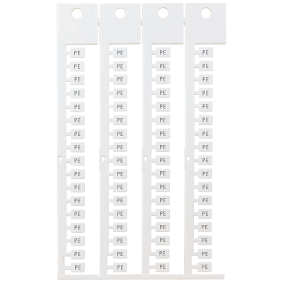 Inscription label, front, with PE, horizontal, terminal width: 5 mm, H: 7 mm, .... 8WA83472AH