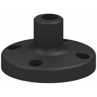 Foot (individual), plastic for pipe mounting for 8WD4 signaling columns. 8WD43080DB