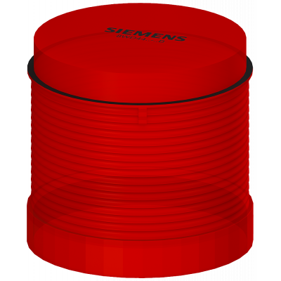 Signaling column continuous light element red, 12-240 V AC/DC. 8WD44001AB