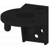 Bracket for foot mounting, accessory for signaling columns, D=70 mm. 8WD44080CC