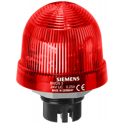 Integrated signal lamp, continuous light 12-230 V UC red. 8WD53001AB