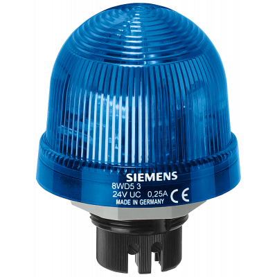 Integrated signal lamp, continuous light 12-230 V UC blue. 8WD53001AF