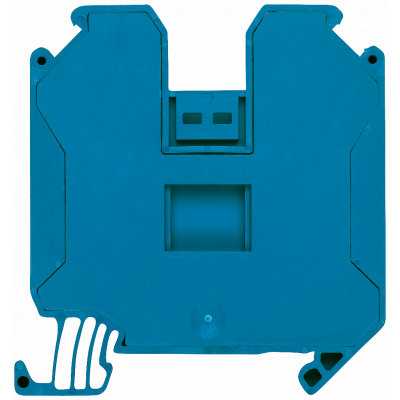 Through-type PE terminal with screw terminal Terminal size 35.0 mm2 Terminal width 16.0 mm color blue. 8WH10000AM01