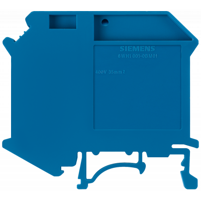 N conductor isolating terminal with screw connection, cross-section: 35 mm², width: 16 mm, color: .. 8WH10010BM01