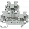 Two-tier terminals with screw terminal Terminal size 2.5 mm2 Terminal width 5.2 mm Color gray. 8WH10200AF00