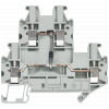 Two-tier diode terminal with screw terminal Terminal size 2.5 mm2 Terminal width 5.2 mm Color gray with diodes Passage from top to bottom. 8WH10205AF00