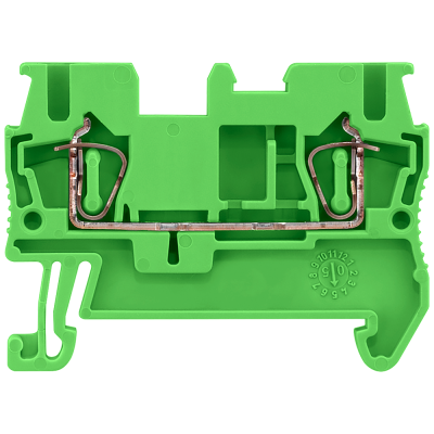 КЛЕММА ПРОХОДНАЯ ПРУЖИННОЕ ПОДСОЕДИНЕНИЕ: 2,5 ММ2 ЗЕЛЕНЫЙ. 8WH20000AF03