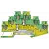 Three-tier terminal 2.5 mm2  3x PE  yellow-green  width 5.2 mm. 8WH20350CF07