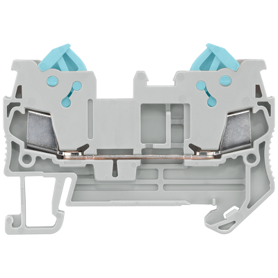 Through-type terminals with quick-connect technology Cross-section: 0.25-1.5 mm2, Width: 5.2mm, Color: gray. 8WH30000AE00