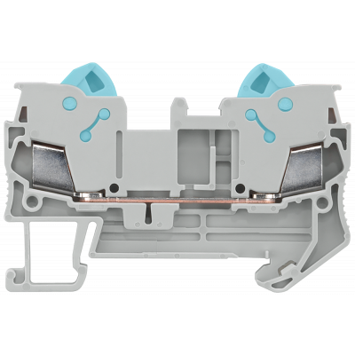 Through-type terminals with quick-connect technology Cross-section: 0.5-2.5 mm2, Width: 6.2mm, Color: gray. 8WH30000AF00